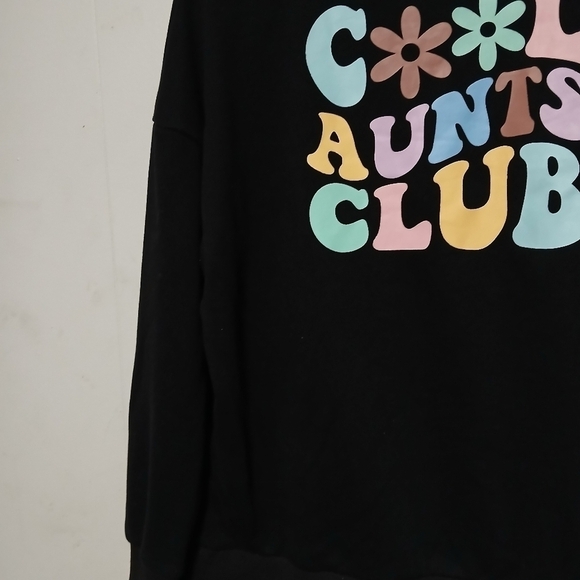 Unbranded ladies long sleeve sweatshirt "Cool Aunts Club" Size XL - Picture 9 of 10